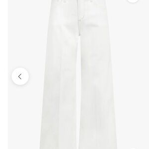 Joe's Jeans Lou Lou low rise White Wide-Leg Jeans